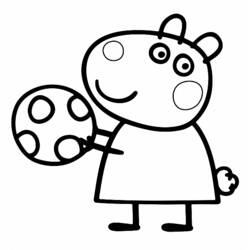 Malvorlage: Peppa Pig (Cartoons und Animationsserien) #44046 - Kostenlose Malvorlagen zum Ausdrucken