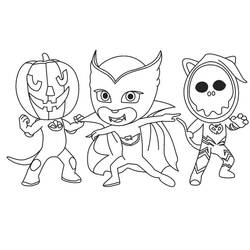 Malvorlage: PJ Masks (Cartoons und Animationsserien) #175838 - Kostenlose Malvorlagen zum Ausdrucken