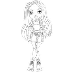 Malvorlage: Rainbow High (Cartoons und Animationsserien) #201066 - Kostenlose Malvorlagen zum Ausdrucken