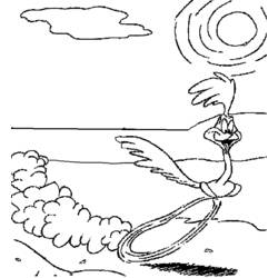 Malvorlage: Road Runner und Wile E. Coyote (Cartoons und Animationsserien) #47176 - Kostenlose Malvorlagen zum Ausdrucken