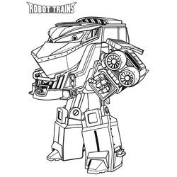Malvorlage: Robot Trains (Cartoons und Animationsserien) #204655 - Kostenlose Malvorlagen zum Ausdrucken