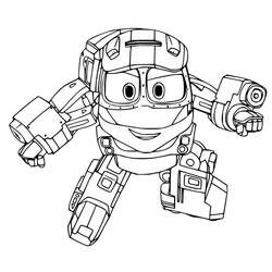 Malvorlage: Robot Trains (Cartoons und Animationsserien) #204659 - Kostenlose Malvorlagen zum Ausdrucken