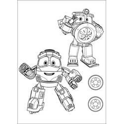 Malvorlage: Robot Trains (Cartoons und Animationsserien) #204666 - Kostenlose Malvorlagen zum Ausdrucken