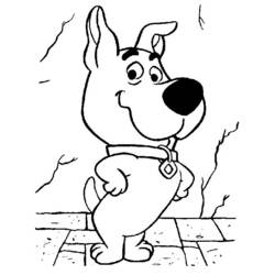 Malvorlage: Scooby Doo (Cartoons und Animationsserien) #31458 - Kostenlose Malvorlagen zum Ausdrucken