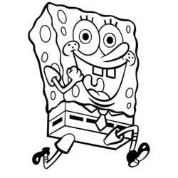Malvorlage: SquareBob SquarePants (Cartoons und Animationsserien) #33376 - Kostenlose Malvorlagen zum Ausdrucken