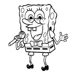 Malvorlage: SquareBob SquarePants (Cartoons und Animationsserien) #33499 - Kostenlose Malvorlagen zum Ausdrucken