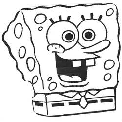 Malvorlage: SquareBob SquarePants (Cartoons und Animationsserien) #33510 - Kostenlose Malvorlagen zum Ausdrucken