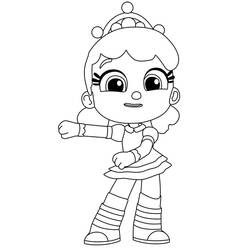 Zeichnungen zum Ausmalen: Talia und the Rainbow Kingdom - Kostenlose Malvorlagen zum Ausdrucken