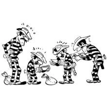 Zeichnungen zum Ausmalen: The Daltons - Kostenlose Malvorlagen zum Ausdrucken