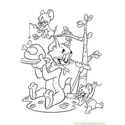 Malvorlage: Tom und Jerry (Cartoons und Animationsserien) #24242 - Kostenlose Malvorlagen zum Ausdrucken
