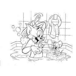 Malvorlage: Tom und Jerry (Cartoons und Animationsserien) #24301 - Kostenlose Malvorlagen zum Ausdrucken