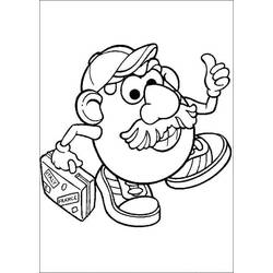 Malvorlage: Toy Story: Mister Potato Head (Cartoons und Animationsserien) #205237 - Kostenlose Malvorlagen zum Ausdrucken