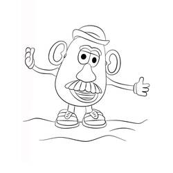 Malvorlage: Toy Story: Mister Potato Head (Cartoons und Animationsserien) #205240 - Kostenlose Malvorlagen zum Ausdrucken