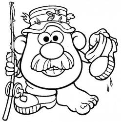 Malvorlage: Toy Story: Mister Potato Head (Cartoons und Animationsserien) #205241 - Kostenlose Malvorlagen zum Ausdrucken