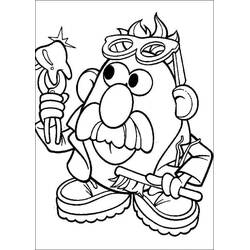 Malvorlage: Toy Story: Mister Potato Head (Cartoons und Animationsserien) #205244 - Kostenlose Malvorlagen zum Ausdrucken