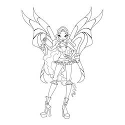 Malvorlage: Winx (Cartoons und Animationsserien) #180549 - Kostenlose Malvorlagen zum Ausdrucken