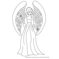 Malvorlage: Engel (Charaktere) #86251 - Kostenlose Malvorlagen zum Ausdrucken