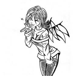 Malvorlage: Engel (Charaktere) #86346 - Kostenlose Malvorlagen zum Ausdrucken