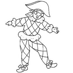 Malvorlage: Harlekin (Charaktere) #190072 - Kostenlose Malvorlagen zum Ausdrucken