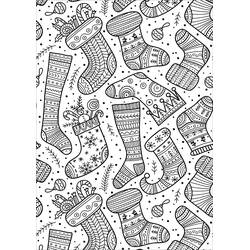 Malvorlage: Erwachsene Weihnachten (Erwachsenen Malvorlagen) #215645 - Kostenlose Malvorlagen zum Ausdrucken