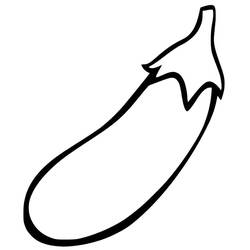 Malvorlage: Aubergine (Essen und Ernährung) #207487 - Kostenlose Malvorlagen zum Ausdrucken