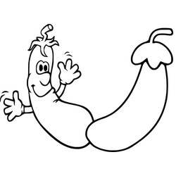 Malvorlage: Aubergine (Essen und Ernährung) #207496 - Kostenlose Malvorlagen zum Ausdrucken