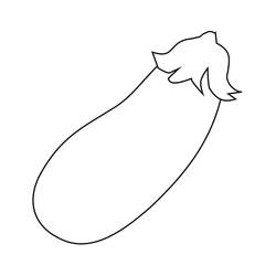 Malvorlage: Aubergine (Essen und Ernährung) #207497 - Kostenlose Malvorlagen zum Ausdrucken