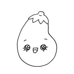 Malvorlage: Aubergine (Essen und Ernährung) #207498 - Kostenlose Malvorlagen zum Ausdrucken