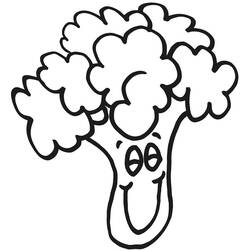 Malvorlage: Brokkoli (Essen und Ernährung) #203709 - Kostenlose Malvorlagen zum Ausdrucken