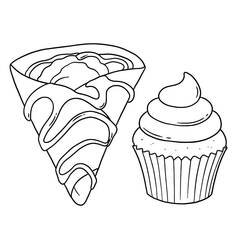 Malvorlage: Crêpes (Essen und Ernährung) #220658 - Kostenlose Malvorlagen zum Ausdrucken