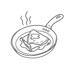 Malvorlage: Crêpes (Essen und Ernährung) #220676 - Kostenlose Malvorlagen zum Ausdrucken