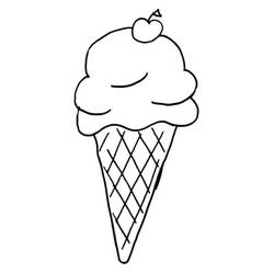 Malvorlage: Eis (Essen und Ernährung) #177629 - Kostenlose Malvorlagen zum Ausdrucken