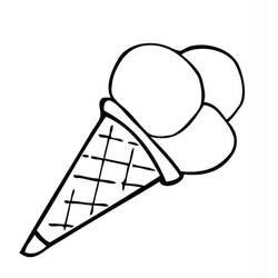 Zeichnungen zum Ausmalen: Eis - Kostenlose Malvorlagen zum Ausdrucken