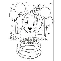 Malvorlage: Geburtstagskuchen (Essen und Ernährung) #201103 - Kostenlose Malvorlagen zum Ausdrucken