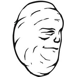 Malvorlage: Kartoffel (Essen und Ernährung) #207426 - Kostenlose Malvorlagen zum Ausdrucken