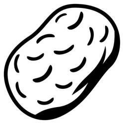 Malvorlage: Kartoffel (Essen und Ernährung) #207429 - Kostenlose Malvorlagen zum Ausdrucken