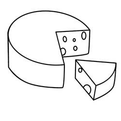 Malvorlage: Käse (Essen und Ernährung) #217625 - Kostenlose Malvorlagen zum Ausdrucken
