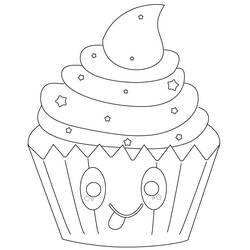 Malvorlage: Kawaii Essen (Essen und Ernährung) #209289 - Kostenlose Malvorlagen zum Ausdrucken