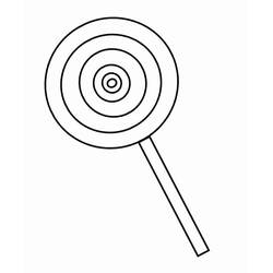 Malvorlage: Lutscher (Essen und Ernährung) #213750 - Kostenlose Malvorlagen zum Ausdrucken