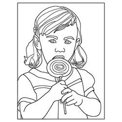 Malvorlage: Lutscher (Essen und Ernährung) #213760 - Kostenlose Malvorlagen zum Ausdrucken