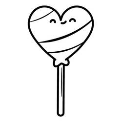 Malvorlage: Lutscher (Essen und Ernährung) #213763 - Kostenlose Malvorlagen zum Ausdrucken