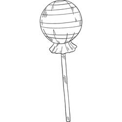 Malvorlage: Lutscher (Essen und Ernährung) #213766 - Kostenlose Malvorlagen zum Ausdrucken