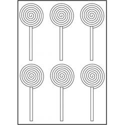 Malvorlage: Lutscher (Essen und Ernährung) #213777 - Kostenlose Malvorlagen zum Ausdrucken