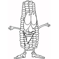 Malvorlage: Mais (Essen und Ernährung) #207455 - Kostenlose Malvorlagen zum Ausdrucken