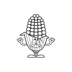 Malvorlage: Mais (Essen und Ernährung) #207456 - Kostenlose Malvorlagen zum Ausdrucken