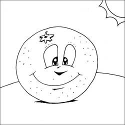 Malvorlage: Orange (Essen und Ernährung) #208626 - Kostenlose Malvorlagen zum Ausdrucken