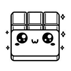 Malvorlage: Schokolade (Essen und Ernährung) #214398 - Kostenlose Malvorlagen zum Ausdrucken