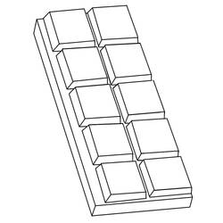 Malvorlage: Schokolade (Essen und Ernährung) #214412 - Kostenlose Malvorlagen zum Ausdrucken