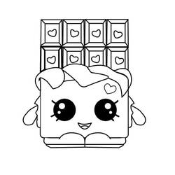 Malvorlage: Schokolade (Essen und Ernährung) #214417 - Kostenlose Malvorlagen zum Ausdrucken