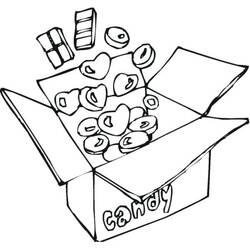 Malvorlage: Süßigkeiten (Essen und Ernährung) #190782 - Kostenlose Malvorlagen zum Ausdrucken